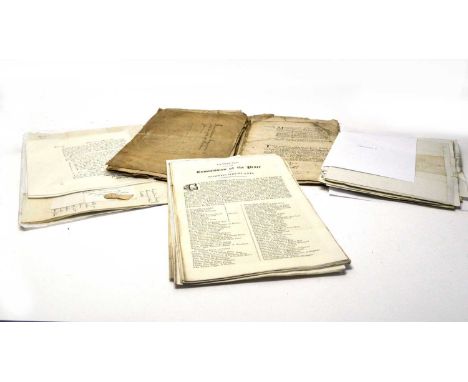 Two manuscript letters relating to a Mr. Hill, Inspector of Prisons, and his recommendations respecting Alnwick Bridewell 184