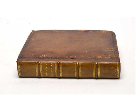 Ferne (J.) A 17th Century Book in Latin Manuscript referencing certain Newcastle Hoastmen and other Civic Officials, in 4to. 