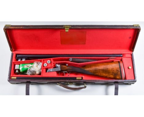 A Good 12 Bore Side by Side Box Lock Shot Gun, by Cogswell & Harrison, Piccadilly, London, serial no. 29853, 27 1/2ins blued 