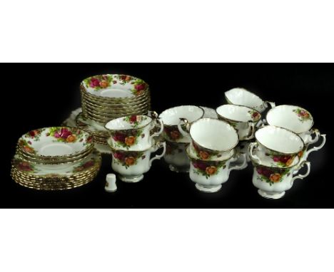 A Royal Albert Old Country Roses pattern part tea service etc.