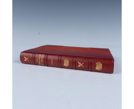 First edition book that is splendidly bound with red leather and cloth with vibrant gilt. British novelist and playwright of 