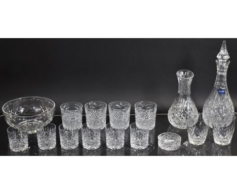 A Collection of Various Cut Stuart Crystal Glassware to Comprise Decanter, Tumblers Etc 