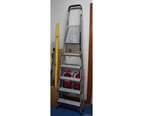 A Beldray Aluminium Five Step Step Ladder 