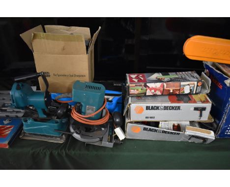 A Collection of Various Power Tools and Accessories 