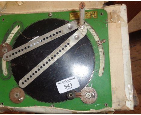 HOOT NANNY No. 1 Magic Designer mechanical drawing instrument made by Howard B. Jones, Chicago, latterly Northern Signal Comp