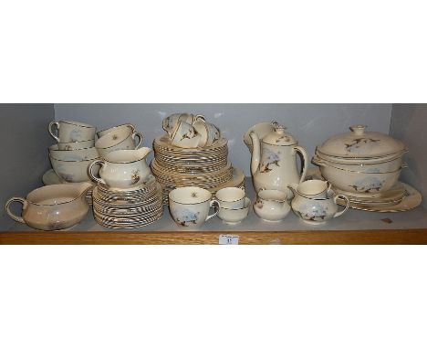 Alfred Meakin "Flying Ducks" pattern, tea, coffee and dinner service
