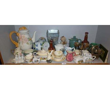 Assorted china (one shelf)