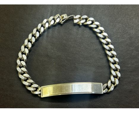 Silver ID bracelet Weight 31g 