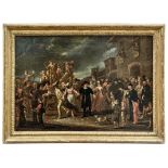 Wael, Cornelis de (Attrib.): Karnevalsgesellschaft auf der Straße