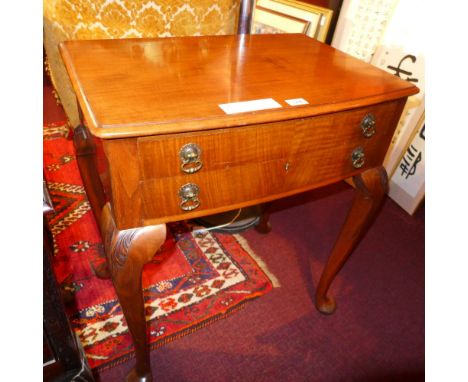 A mahogany front converted commode chest