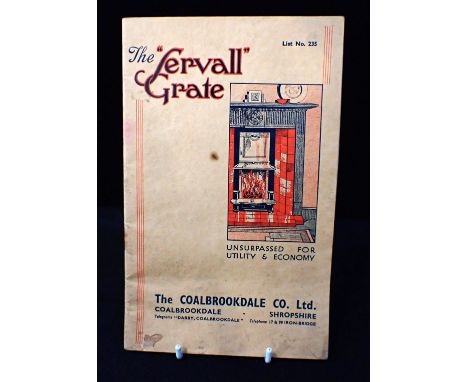 THE SERVALL GRATE CATALOGUEissued by Coalbrookdale & Co, 1930s, with period colour plates