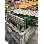 CRATE OF MISC ROLLER CONVEYORS. 2' WIDE