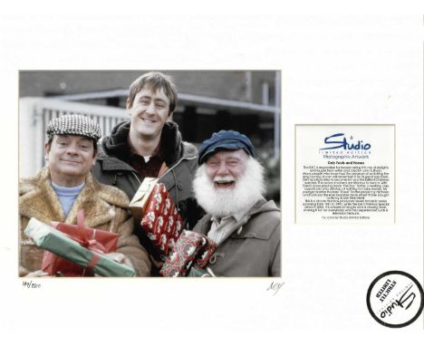 Only Fools and Horses - a collection of cast member autographs including David Jason, Nicholas Lyndhurst, Buster Merryfield (