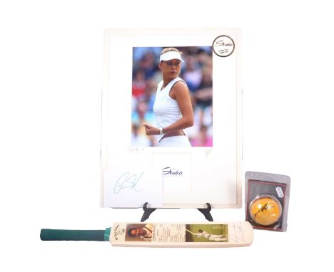 Collection of assorted sporting autographs, including Athletics - Kelly Holmes 'My Olympic 10 days' signed book, Sally Gunnel