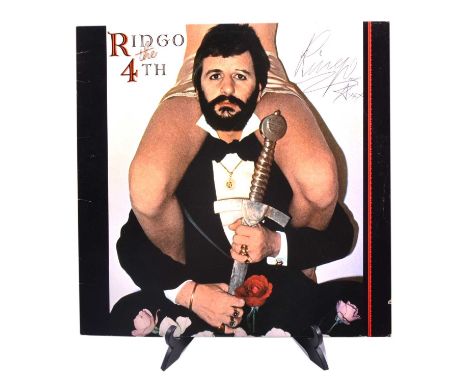Ringo Starr, Ringo the 4th, 12" vinyl, signed to the sleeve cover "Ringo 2000 xxx" in black biro.