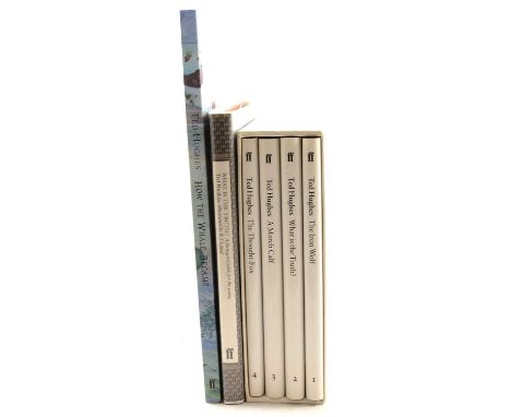 Ted Hughes, Collected Animal Poems, Faber &amp; Faber, London 1995, 4 vols with dust jackets, in slipcase, Vol .1 signed by t