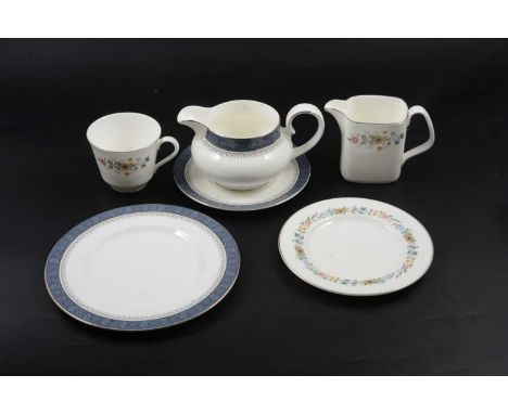 Royal Doulton Sherbrooke part dinner service, and a part Royal Doulton Pastoral tea service.