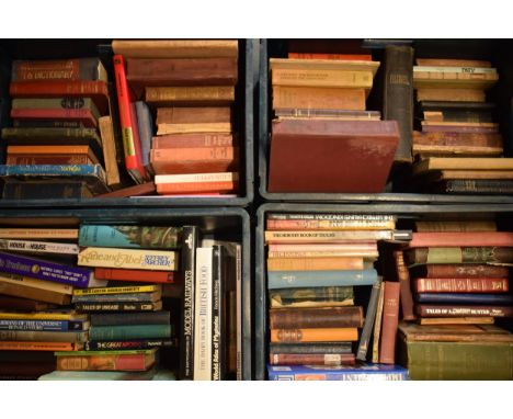 A large collection of books of varying ages and subjects to include novels, information books and others to include Air and L