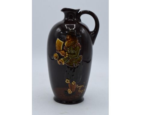 Royal Doulton Kingsware Dewar's Whisky flagon Oyez Oyez.  In good condition with no obvious damage or restoration. Some light