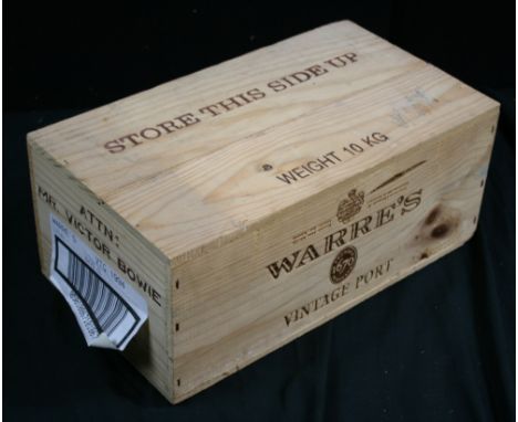 VINTAGE PORT - six bottles of 1994 Warre's Vintage Port in unopened original wooden case.