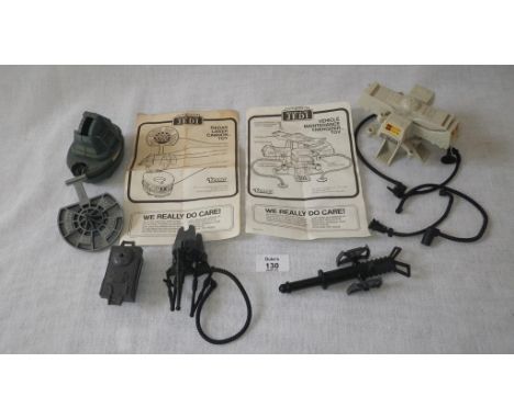 STAR WARS - A TRIPOD LASER CANON, radar and maintenance energiser, with instructions and accessories 