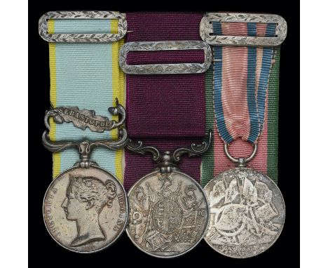 Three: Sergeant Major J. Forsdyke, Riding Establishment Royal Artillery, late ‘C’ Troop, Royal Horse Artillery  Crimea 1854-5