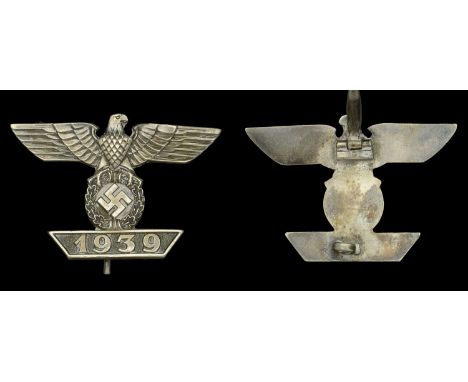 Germany, Third Reich, 1939 Bar to the Iron Cross 1914 First Class, unmarked but possibly manufactured by Otto Schickle, in da