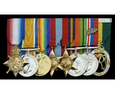 Eight: Lieutenant-Colonel G. West, Suffolk Regiment, later Burma Auxiliary Force  1914-15 Star (2 Lieut. G. West Suff. R.); B