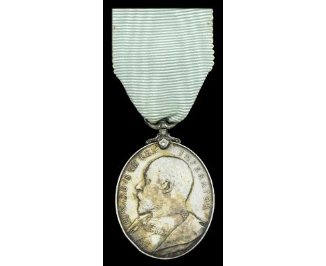 Militia L.S. & G.C., E.VII.R. (6202 Pte. D. Griffin. 4th Oxford. L.I.) edge bruise, otherwise good very fine £300-£400  ---  
