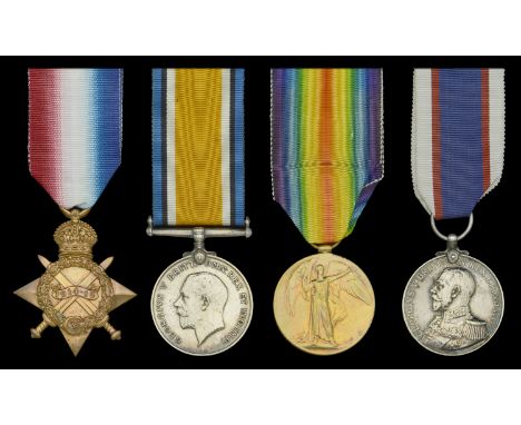 Four: Lance-Corporal H. R. Ayres, Royal Marine Light Infantry, later Royal Fleet Reserve  1914-15 Star (Ply.11170, Pte. H. R.