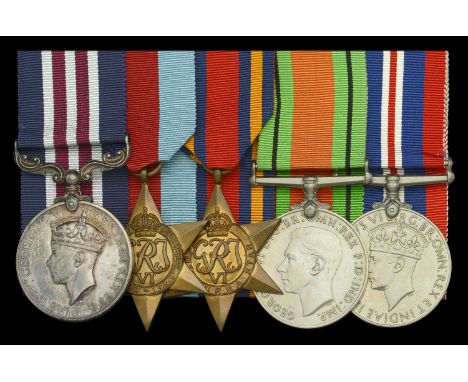 A Second War 1945 ‘Arakan operations’ M.M. group of five awarded to Gunner S. A. Roast, Royal Artillery, attached No. 1 Comma