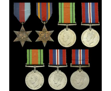 Four: Attributed to Warrant Officer J. C. Nuttall, Royal Air Force Volunteer Reserve 1939-45 Star; Burma Star; Defence and Wa