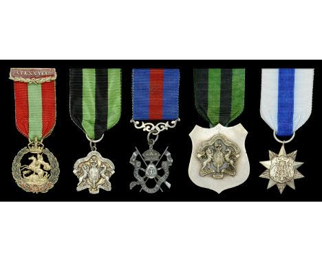 Army Temperance Association Home Medals. Army Temperance Association Home Eight Year Medal, silver (ATAH.7); Ten Year Medal, 