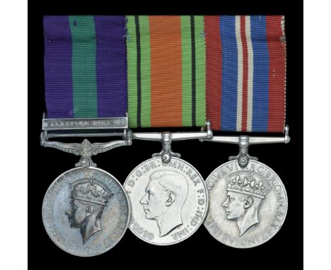 Three: Sister Emmie E. R. Newcomb, Princess Mary’s Royal Air Force Nursing Service  Defence and War Medals 1939-45; General S