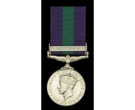 General Service 1918-62, 1 clasp, Malaya, G.VI.R. (22422429 Tpr. R. N. Russell. 13/18 H.) extremely fine £60-£80  ---  R. N. 