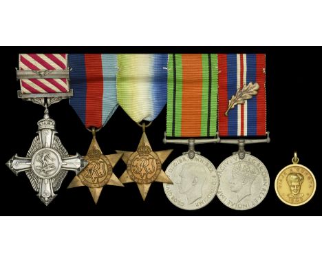 A scarce and poignant Second War A.F.C. and Second Award Bar group of five awarded to Wing Commander S. R. Hinks, Royal Air F