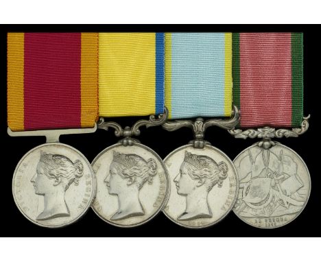 Four: Able Seaman Edward Butters, Royal Navy   China 1842 (Edward Butter, H.M.S. Blonde.) original suspension; Baltic 1854-55