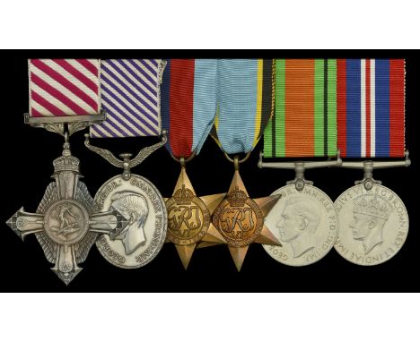 A good Second War ‘1945’ A.F.C., ‘1943’ D.F.M. group of six awarded to Whitley and Stirling pilot, Flight Lieutenant F. H. J.