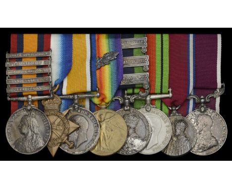 Eight: Sergeant W. H. Bulling, Royal Horse Artillery, later Captain (Deputy Commissary), Indian Army Ordnance Corps  Queen’s 
