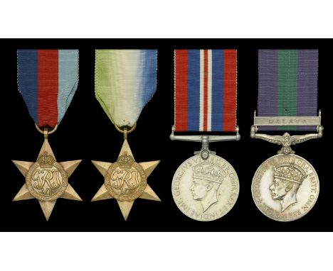 Four: Trooper D. E. R. Silcock, 13th/18th Royal Hussars, late Royal Navy  1939-45 Star; Atlantic Star; War Medal 1939-45; Gen