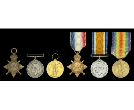 Three: Chief Warrant Engineer J. E. Newton, Royal Naval Reserve  1914-15 Star (Wt. Eng. J. E. Newton, R.N.R.); British War an
