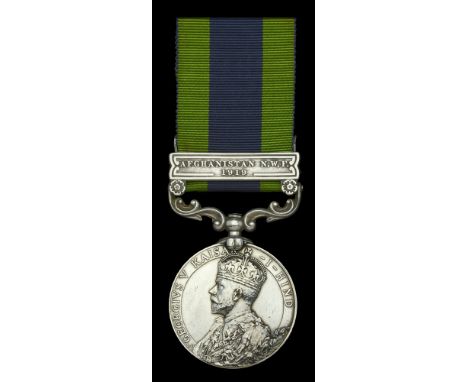 India General Service 1908-35, 1 clasp, Afghanistan N.W.F. 1919 (L-12771 Pte. G. E. Langford, R. Suss. R.) very fine £50-£70