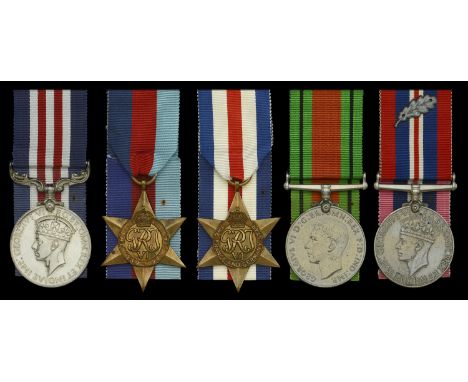 A good Second War ‘Evacuation to Dunkirk’ 1940 M.M. group of five awarded to Sergeant S. G. Diver, 13th/18th Royal Hussars, w