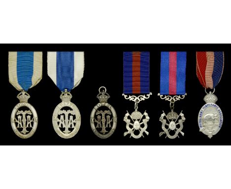 Royal Army Temperance Association Medals. Royal Army Temperance Association Nine Year Medal, silver (3) (RATA.9), two with ha