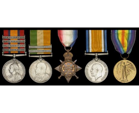 Five: Private S. Wharton, Oxfordshire and Buckinghamshire Light Infantry, later Hampshire Regiment  Queen’s South Africa 1899