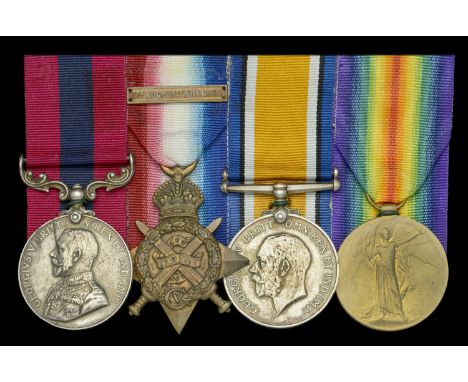 A Great War 1915 ‘Western Front’ D.C.M. group of four awarded to Sergeant C. Brownlow, 1st Battalion, East Yorkshire Regiment