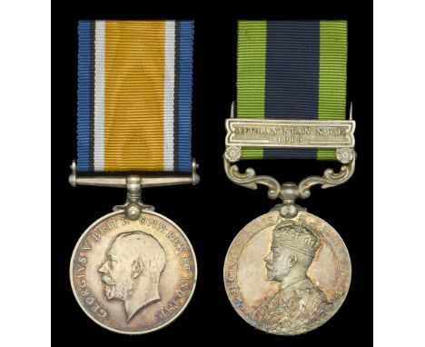 Pair: Private C. H. Woodward, Oxfordshire and Buckinghamshire Light Infantry and Machine Gun Corps,   British War Medal 1914-