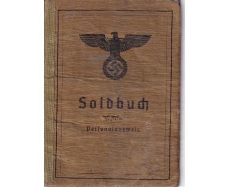 A German Second World War Grossdeutschland Member’s Soldbuch Grouping.  Two documents for a soldier in the Grossdeutschland, 