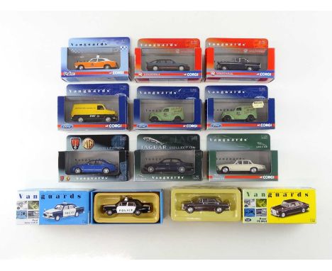 A group of 1:43 scale diecast vehicles by VANGUARDS - G/VG in G/VG boxes (11)