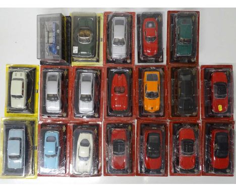 A group of 1:24 scale Alfa Romeo models by FABBRI and HACHETTE - mostly sealed in original bubble packaging - G/VG in G packa